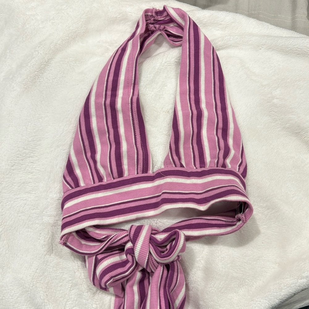 Crop top wrap around